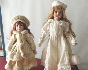 Vintage Porcelain Doll Mademoiselle De, Stunning Doll From the