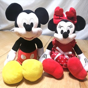 Mickey Mouse and Minnie Mouse Plush Toys - Disney image 1