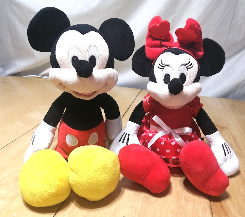 Mickey Mouse and Minnie Mouse Plush Toys - Disney image 1