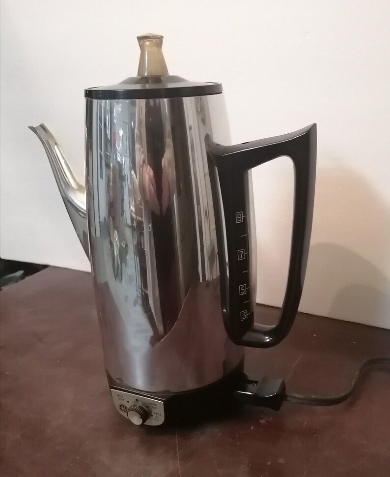 Vintage Immersive Coffee Maker Percolator From the 1960s General