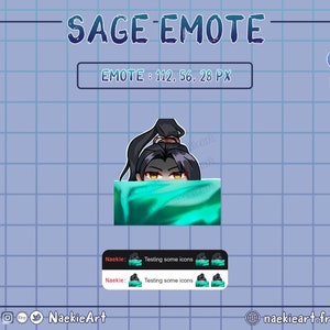 Valorant Sage Emote for Twitch/Discord