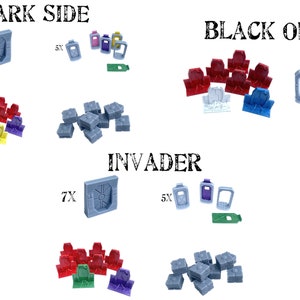Terreno 3D para Zombicide Invader, Dark Side y Black Ops