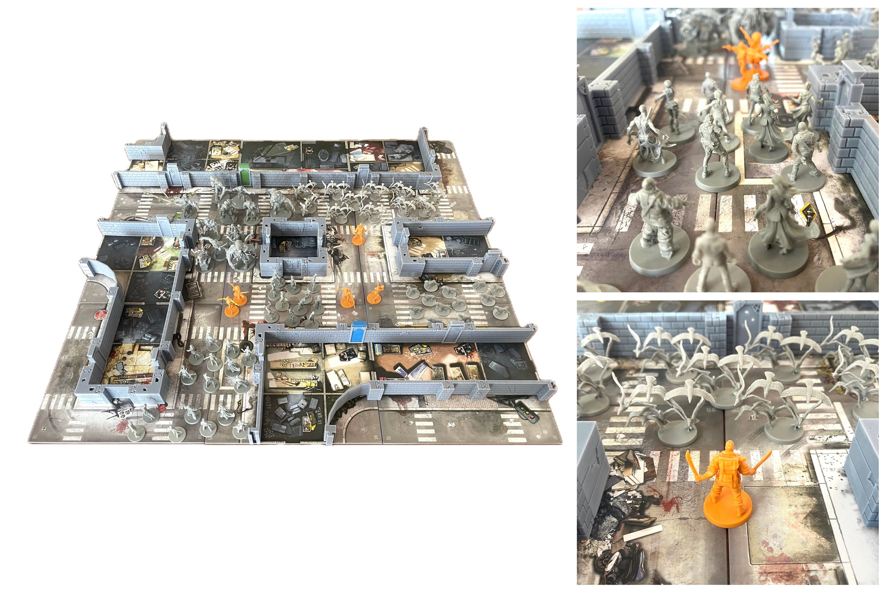 3D Walls & Doors for Zombicide Modern