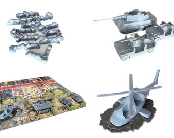 Terreno 3D para Zombicide Washington Z.C. & Forte Hendrix