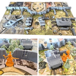 Paredes 3D para Zombicide Washington Z.C.