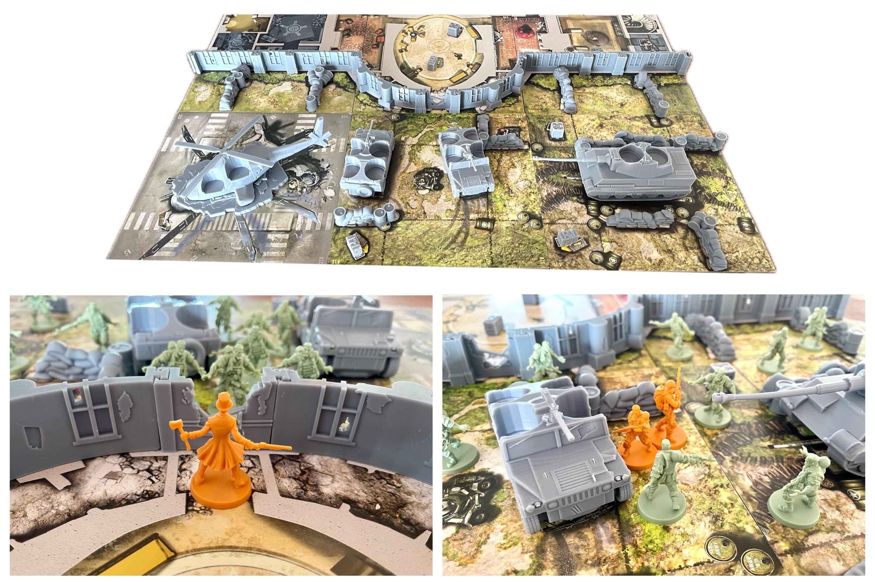 Archivo STL Zombicide (Temporada 3) - Rue Morgue - Tarjetero 🧸 ·Diseño