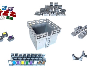 Terreno 3D para Zombicide Prison Outbreak