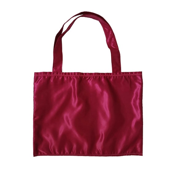 Satin tote bag deals