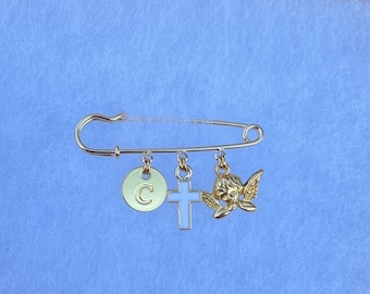 Baby pin, baby gift, baby brooch pin, newborn gift, christening gift, baby keepsake