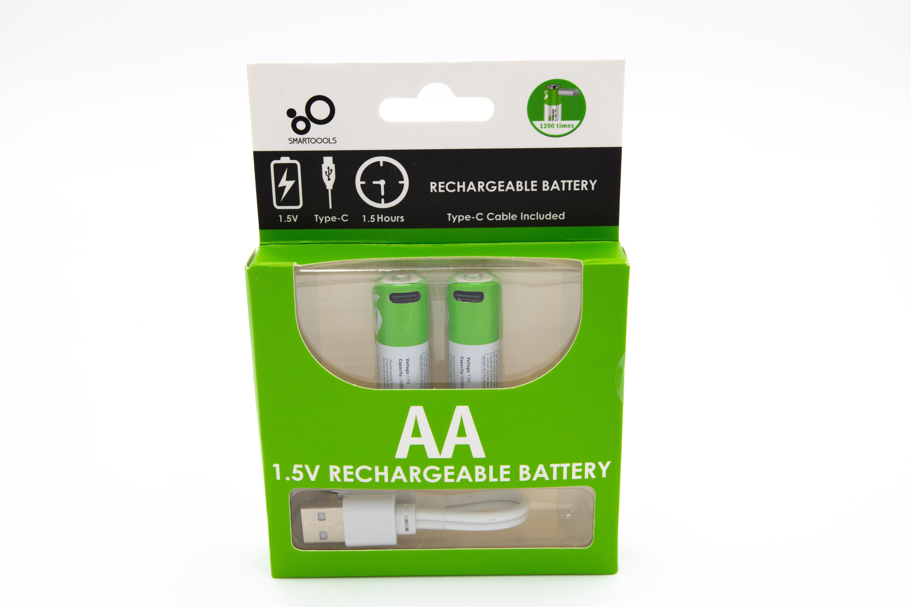 1.5v AA USB C Rechargeable Batteries 2 Pack Etsy