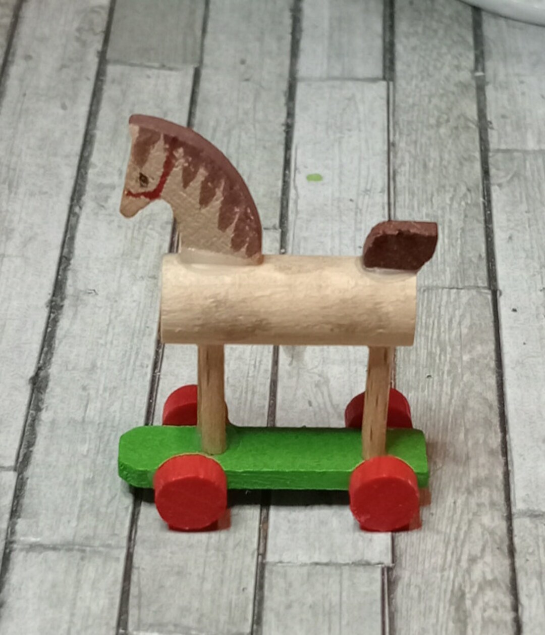 Bodo Hennig Vintage Tiny Toy Horse of Wood Kids Pull Toy Etsy