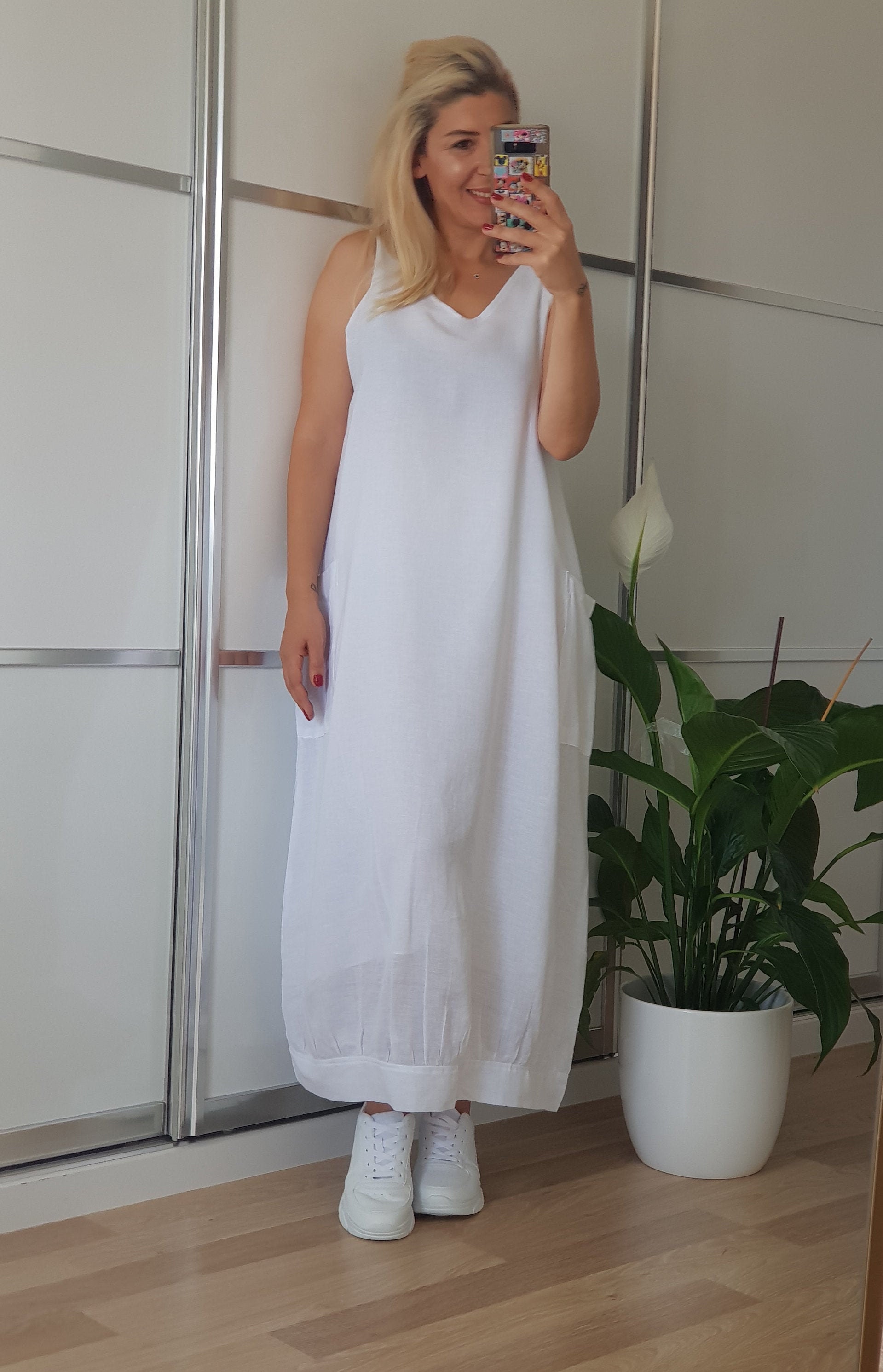 Summer Linen Dress Summer Cotton Maxi dress Linen Clothing Etsy