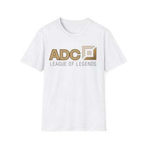 League of Legends Gaming T-Shirt, Unisex Softstyle Tee, Perfect for Gamers, Gift for Esports Fans, Casual Wear, League ADC Merch