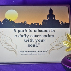 Motivational Mousepads/Wireless Words of Wisdom/A Path To Wisdom!