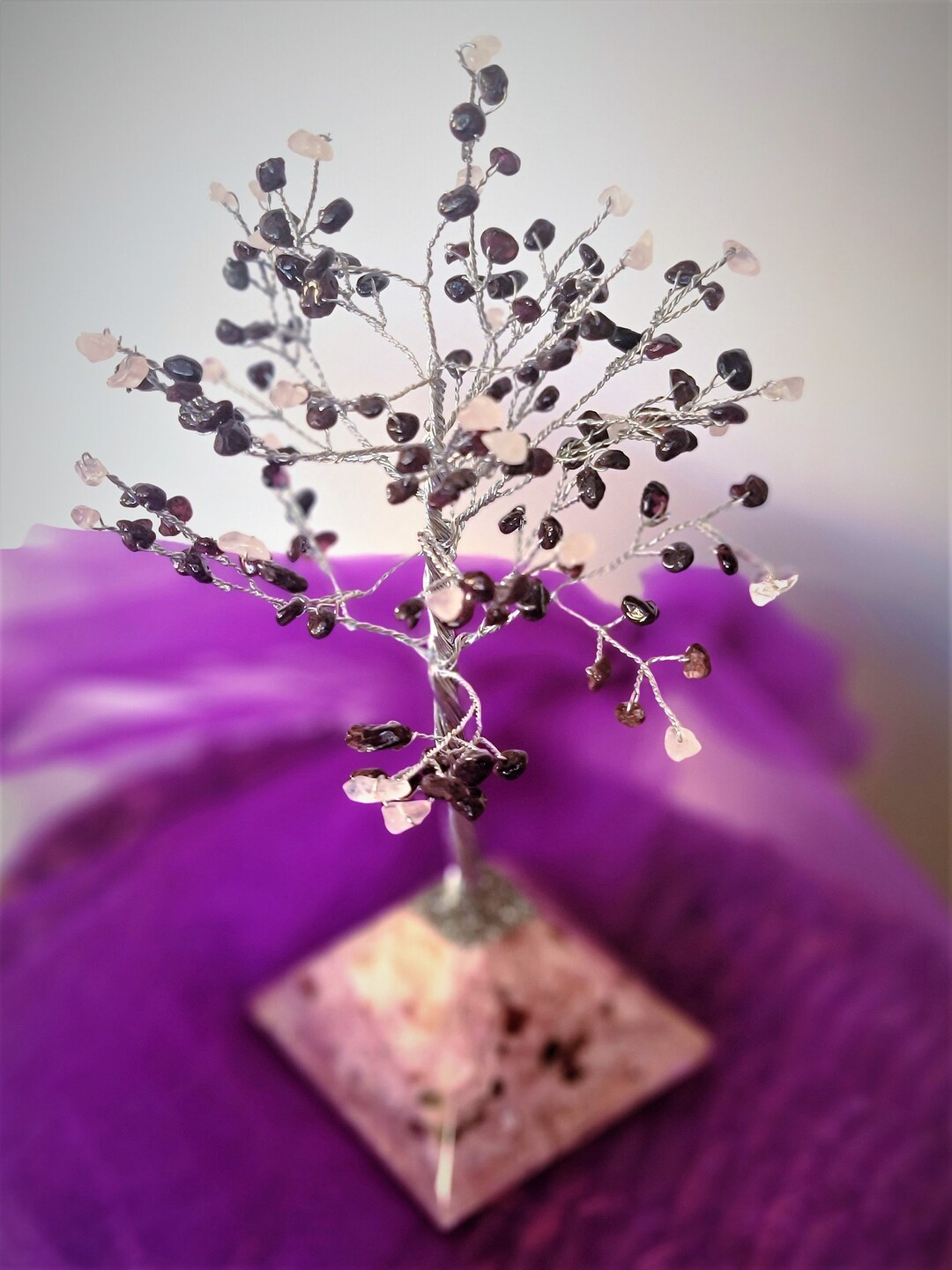 January Birthday Tree of Life Brithday Gemstone Tree Etsy UK