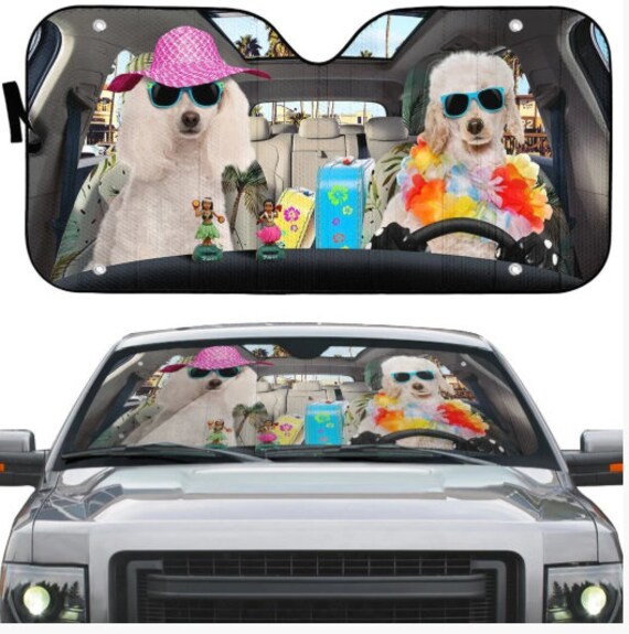Poodle Dog Car Window Shades Poodle Cover Gift for Animal Etsy