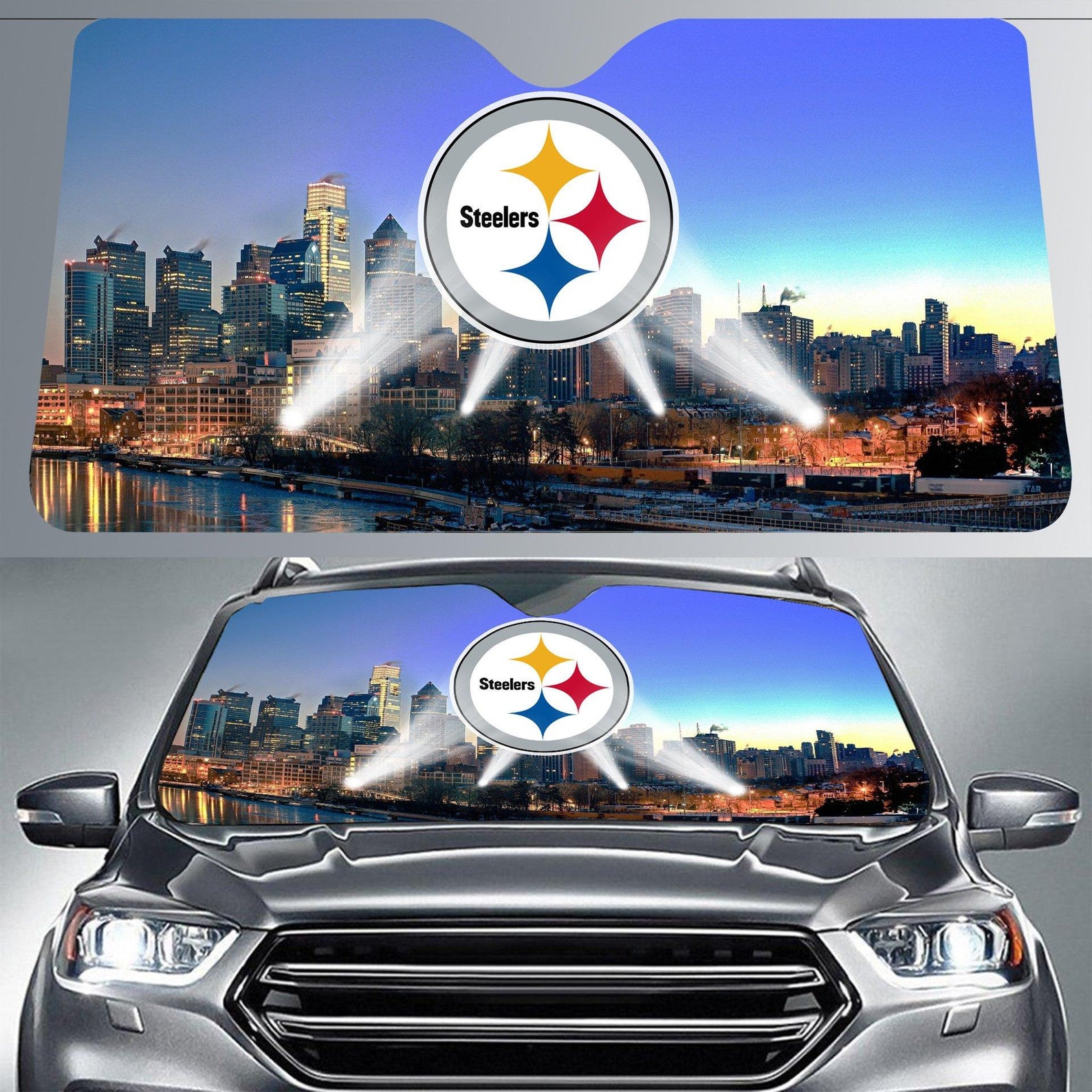 Pittsburgh Steelers NFL Auto Sunshade Auto Auto Etsy