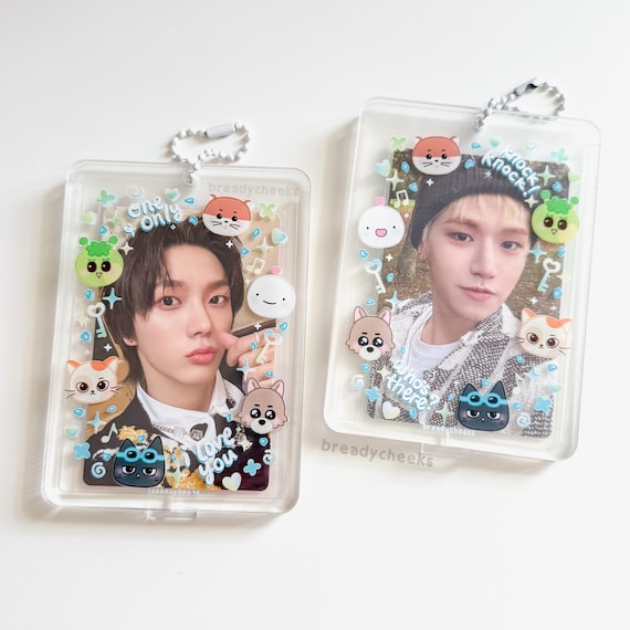 Kpop Acrylic Photocard Holder | One & Only Clover Clear Pc Holder