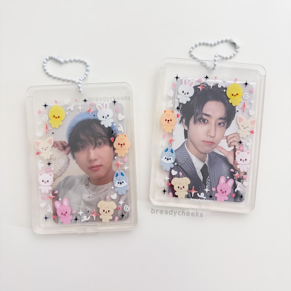 Kpop Acrylic Photocard Holder | Stray Kids Skzoo Skz Clear Pc