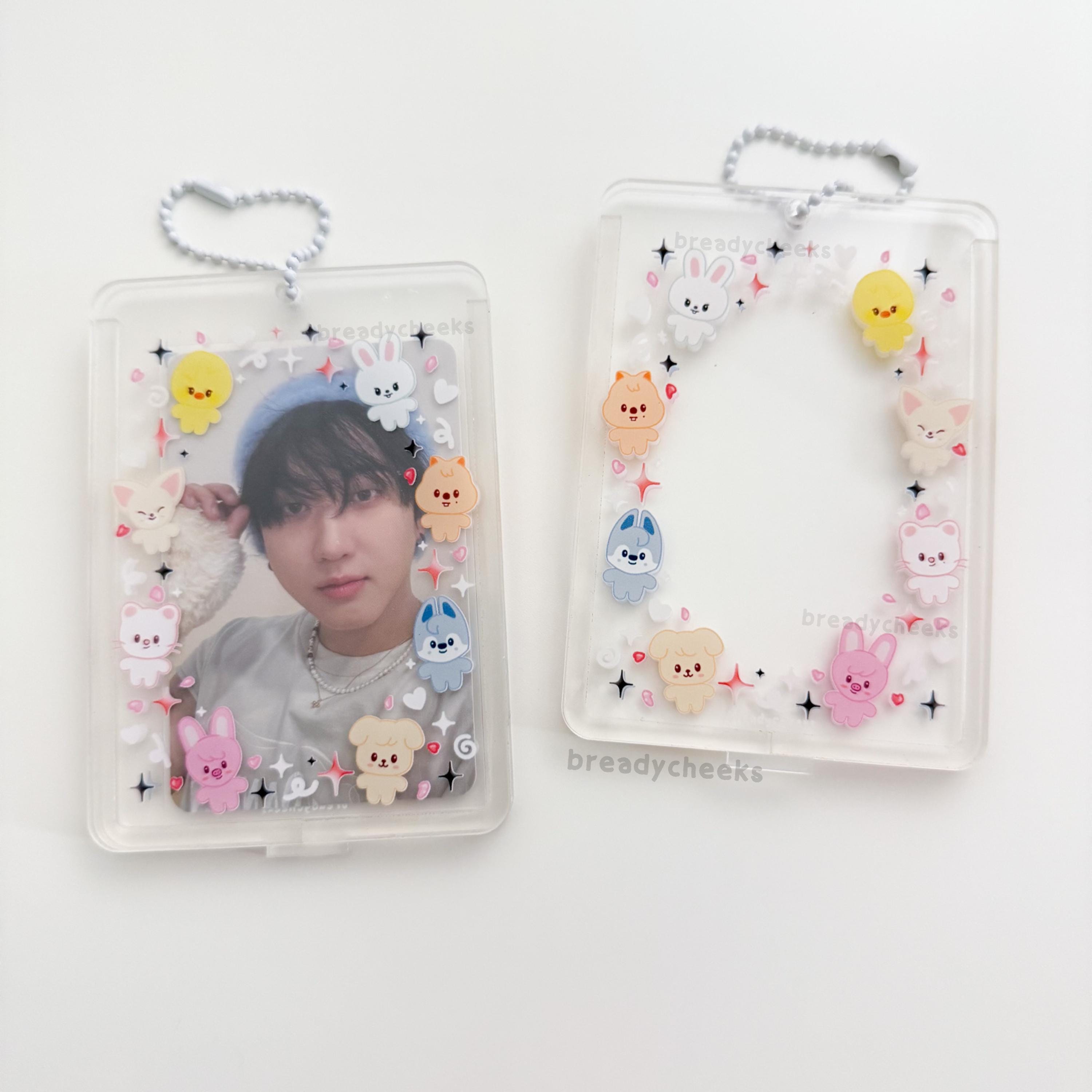 Kpop Acrylic Photocard Holder | Stray Kids Skzoo Skz Clear Pc