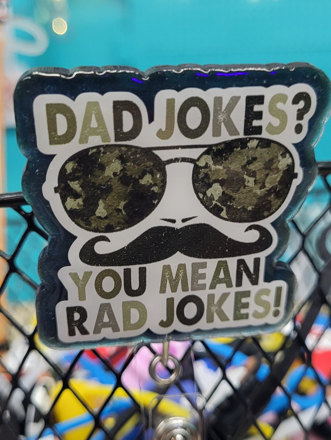 Dad Jokes You Mean Rad Jokes Badge Reel Badge Reel Badge Etsy