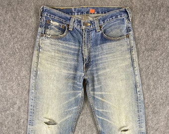 Ripped Vintage Levi's 503 Jeans 32x31 Denim JN 2556 Rust Denim Red Tab ...