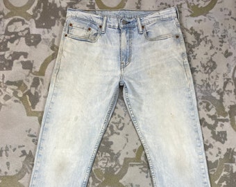 33x30.5 Light Wash Vintage Levi's 507 Jeans JN 1977 Denim Distressed Denim Faded Denim Grunge Style Vintage Denim Unisex Jeans