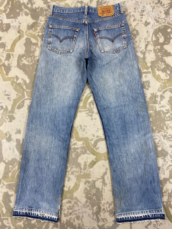 LEVI’S 501 – FADED, WORN & PATCHED / ’89 29x29.5 Distressed Blue Vintage Levi's 508 Jeans Denim