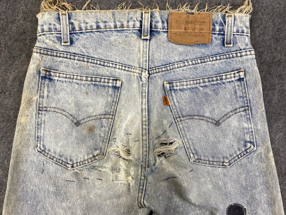 30x30 Vintage Levis Orange Tab Jeans - JN3234 Blu… - image 8