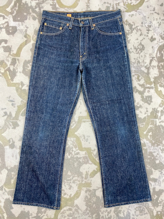 パンツ archive Levi's 517 crashed flare denim FIFTY-FIFTY】1990s vintage Levi's517 flare denim pants made
