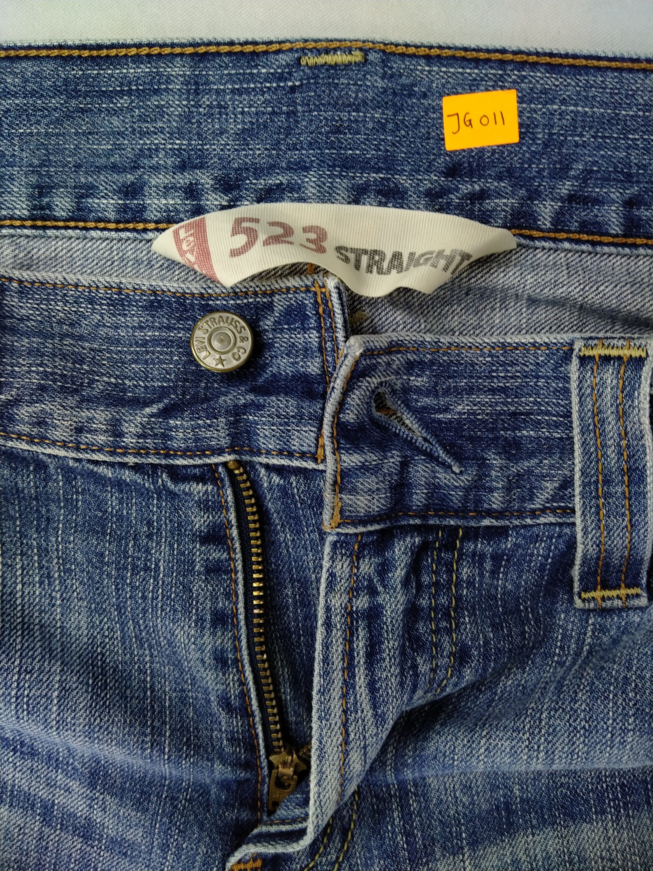 33x28 ダメージ加工 ブルー ヴィンテージ リーバイス 523