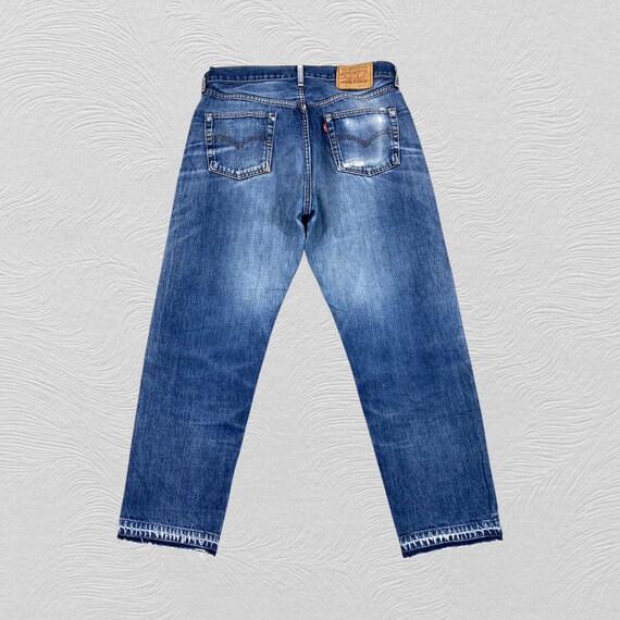 34x28.5 Selvedge Distressed Vintage Levi