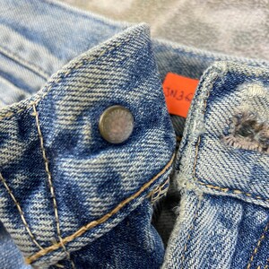 Blue Woven Denim Jean 236641