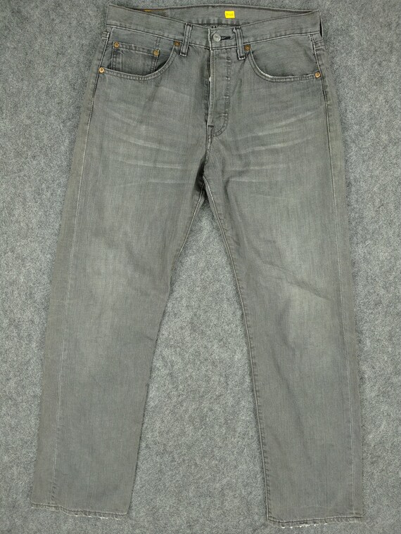 Vintage Levi's 501 Grey Colored Denim 