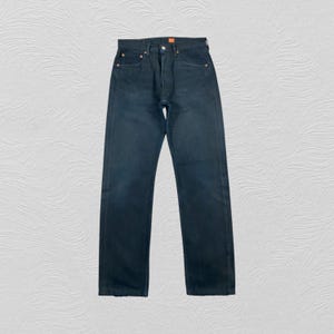 30x32 Black Vintage Levi&#39;s 501 Jeans Denim-JN3940 Blue Distressed Denim Faded Denim Grunge Style Vintage Denim Unisex Jeans