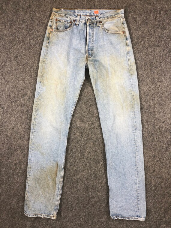 Vintage Levi's 501 Jeans 30x34 Light 