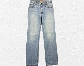 Size 28x32.5 Blue Wash Vintage Levi's 505 Jeans Denim-JN3953 Blue Distressed Denim Faded Denim Grunge Style Vintage Denim Unisex W28