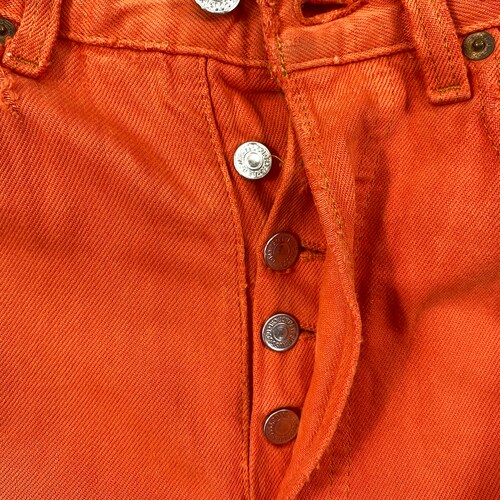 Vintage Levi's 501 Jeans 30x30 Red Orange Denim Red shops Tab Faded Denim Grunge Style Vintage Denim Unisex Jeans