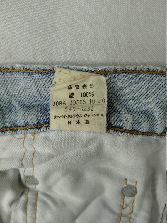 31x27.5 Vintage Levi's 540 Jeans Blue Wash Denim … - image 8