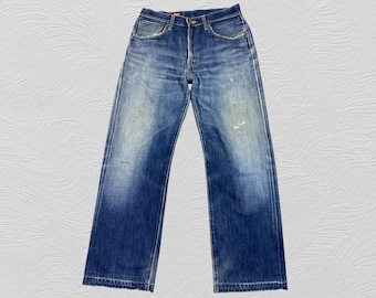 Size 32x30.5 Vintage Evisu Yamane Shootboxing Jeans Made in Japan
