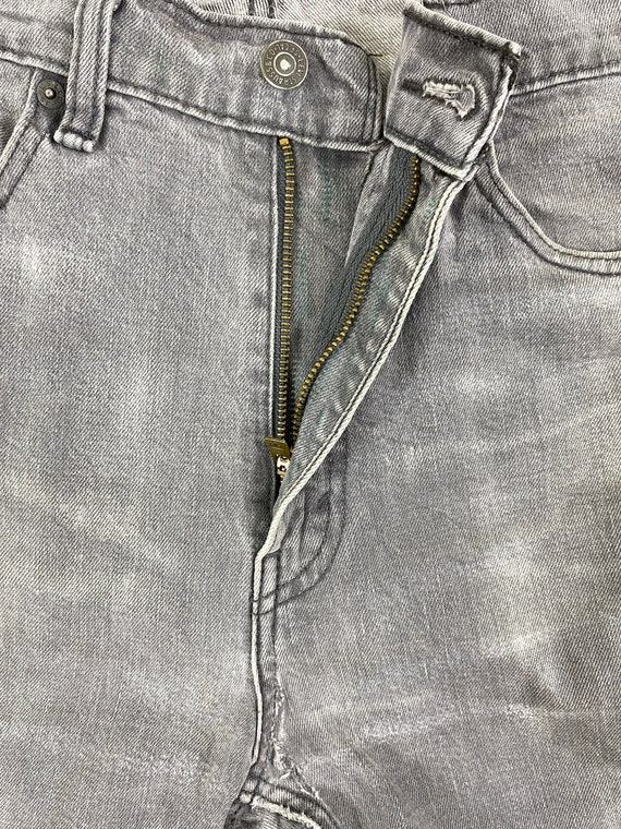 35x32.5 Vintage Levi's 508 Jeans Light Grey Wash … - image 6