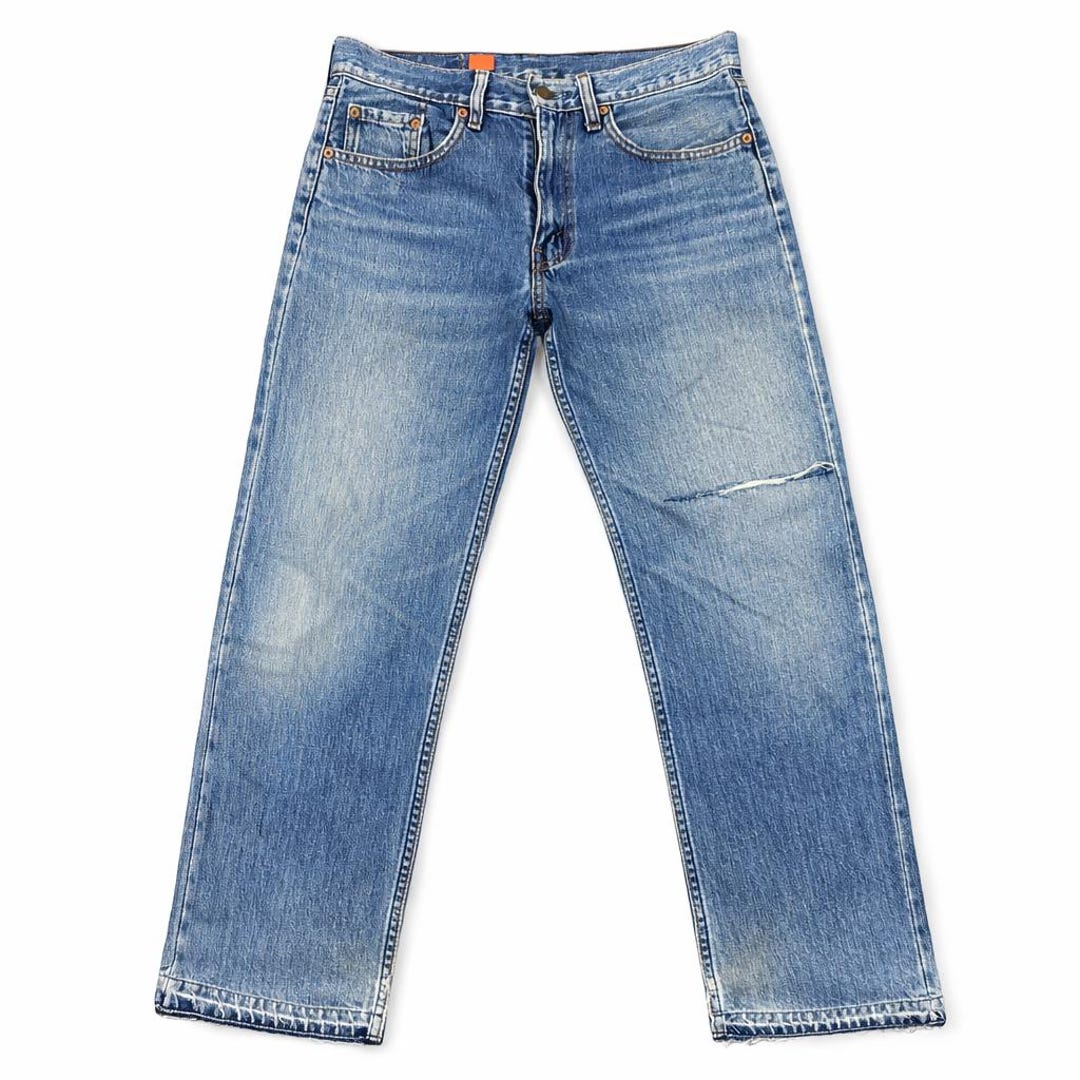Size 29x29.5 Vintage Levi's 508 Slim Straight Jeans Distressed