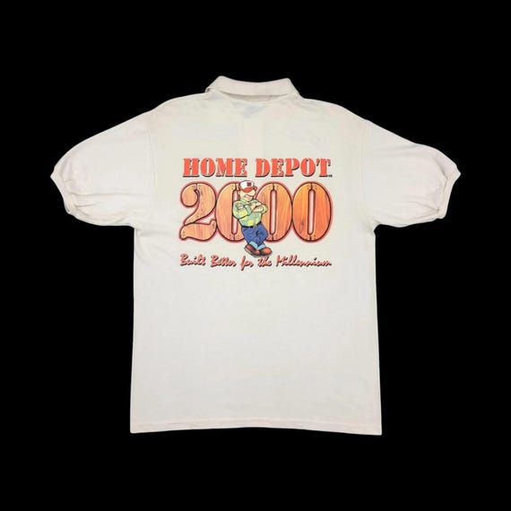 Vintage 2000 Home Depot Millennium Polo Shirt - Store #1921 Geneva