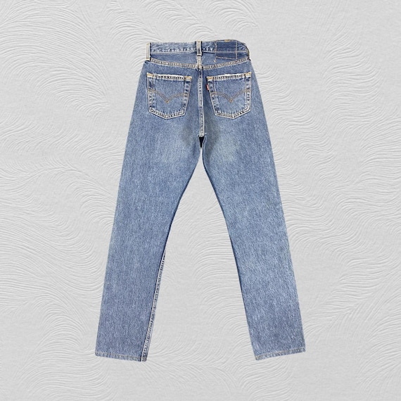 90s Levis 501 最終USA Washed Blue 25x29.5 Medium Wash Vintage Levi's 501 Jeans - JN3368 Blue