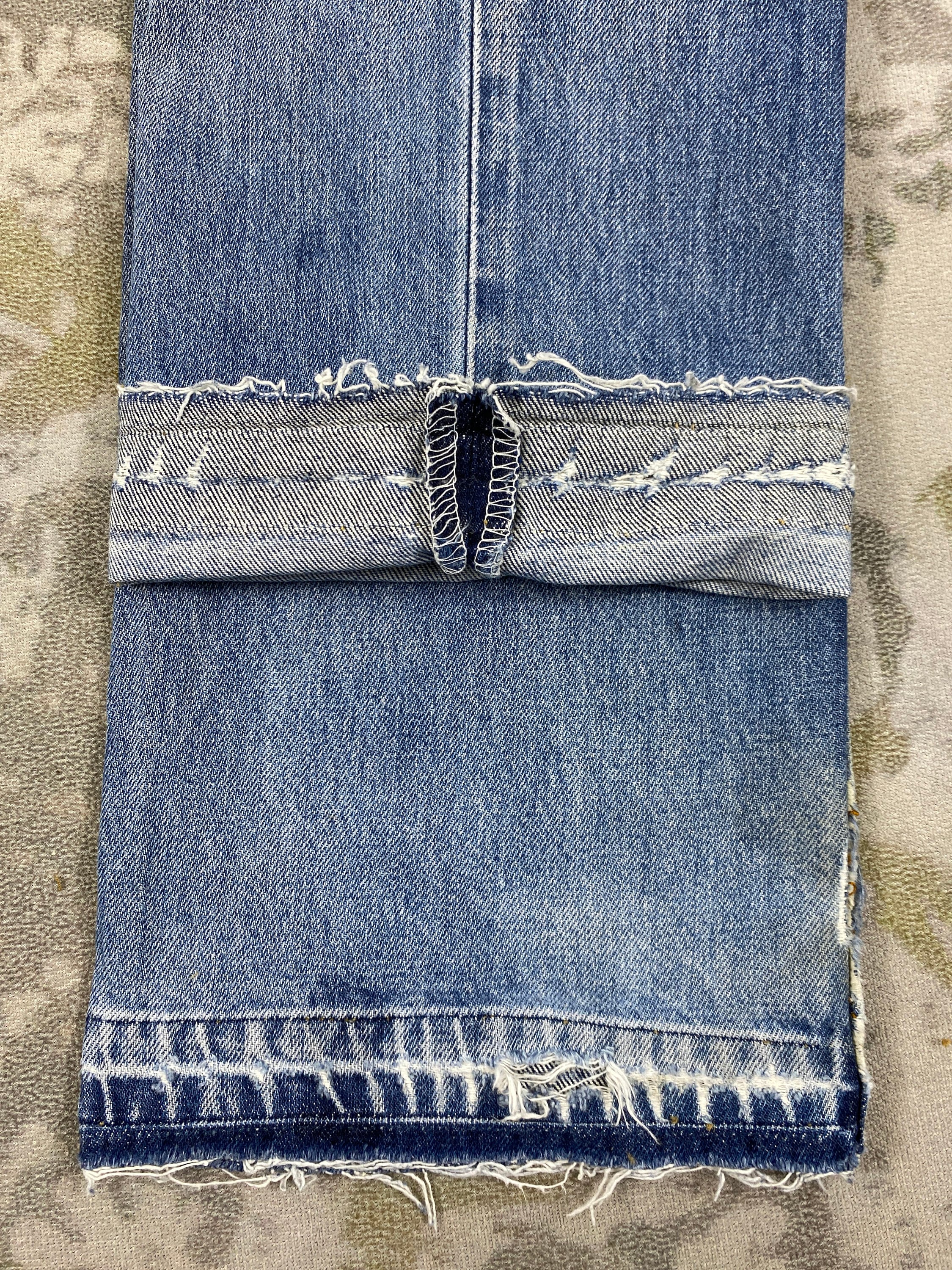 Size 29x29.5 Vintage Levi's 508 Slim Straight Jeans Distressed