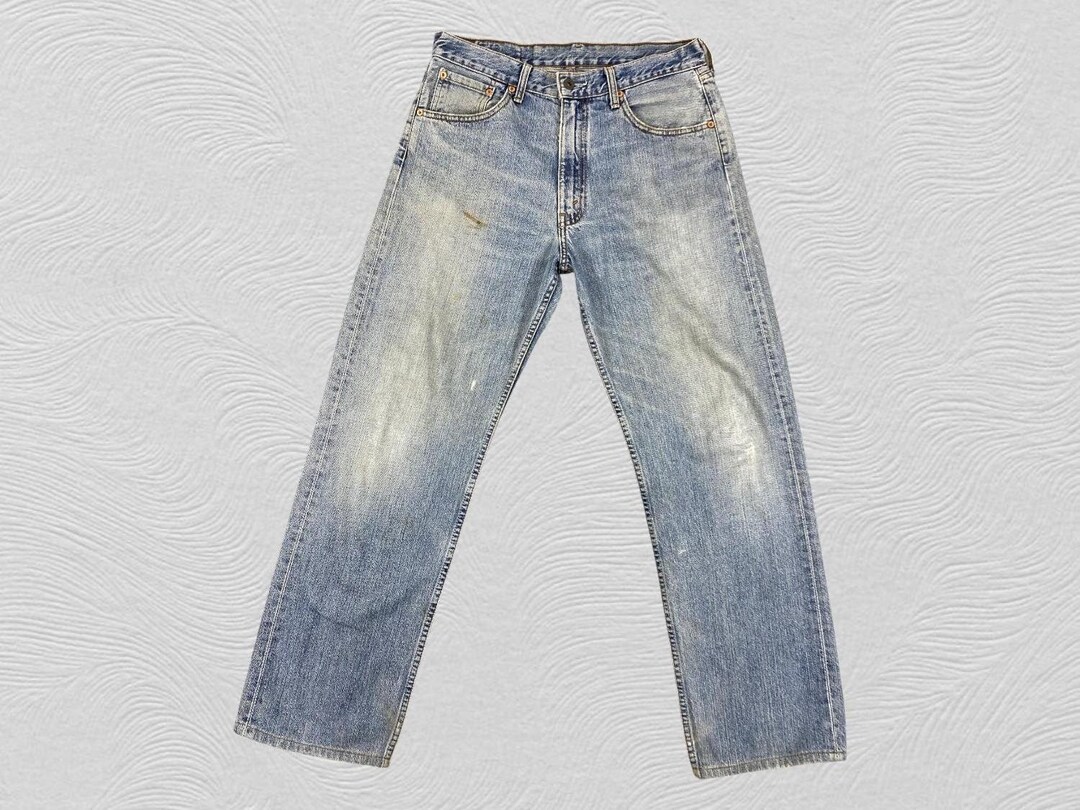32x30.5 Faded Blue Vintage Levi's Jeans SJ170 Denim Blue