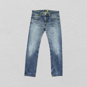 33x34 Vintage Levi's 505 Distressed Denim Red Tab Faded Denim Grunge Style Vintage Denim Unisex Jeans