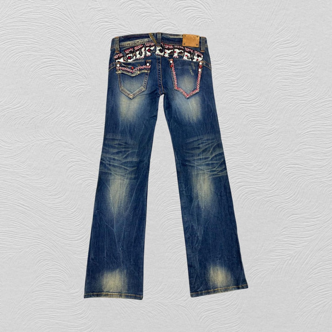 33x33 Vintage Red Pepper Japan Bootcut Jeans Size 33 Y2K