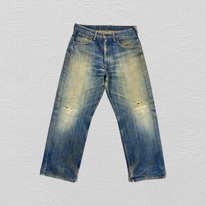 34X30 Earth Tone Vintage Levi&#39;s 504 Jeans JN 1938 Denim Distressed Denim Faded Denim Grunge Style Vintage Denim Unisex Jeans