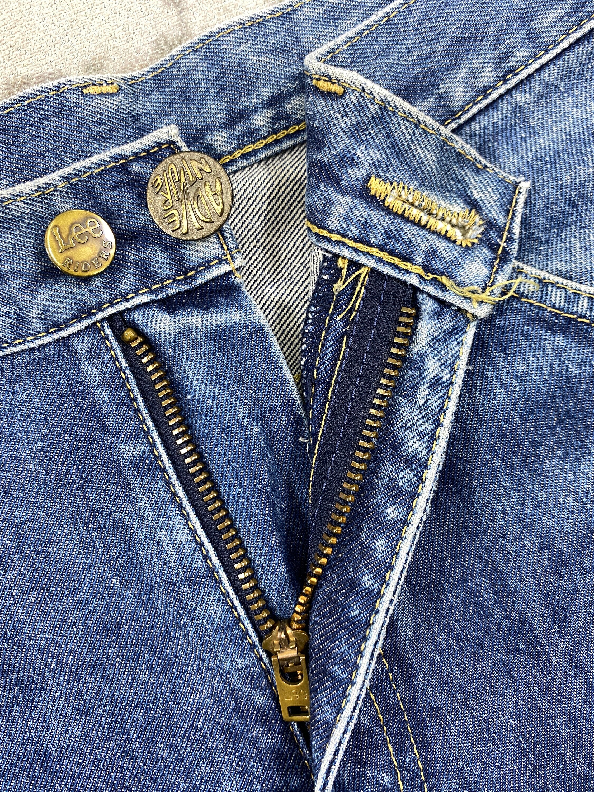 28x33 Faded Blue Vintage Lee Jeans Denim JN2756 Blue